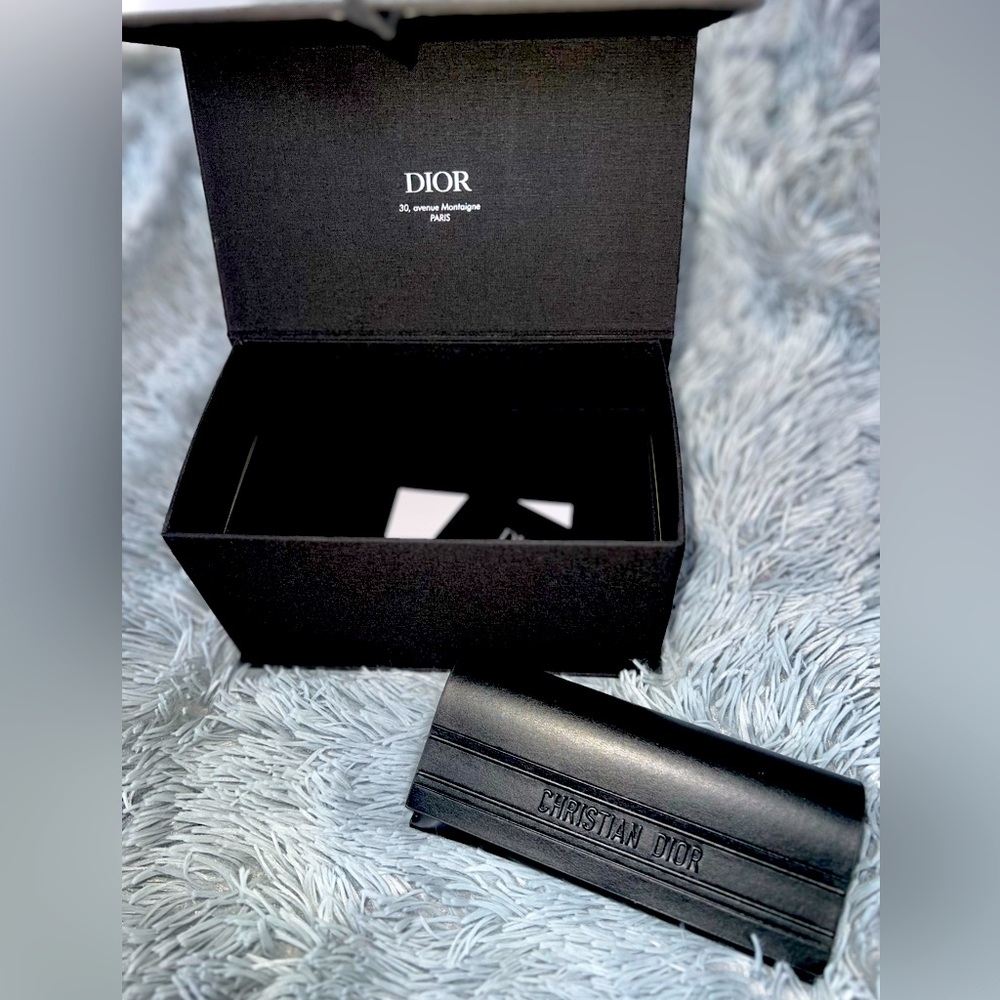 Authentic Luxury Christian Dior Sunglasses Case and Box
